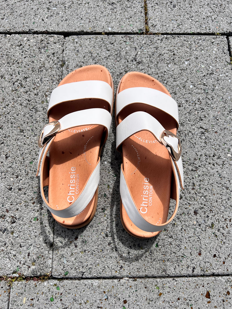 Chrissie Sandal Finland White