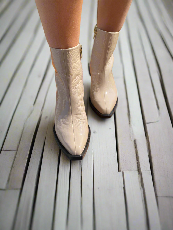 Sempre Di Boots Ankle Nude Bella 616010B