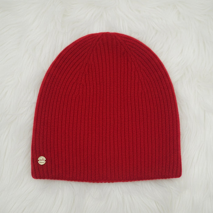 Mia Fratino Beanie Ribbed Poppy 20500
