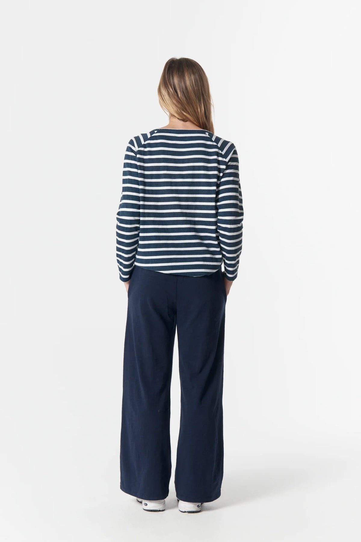 Cloth + Paper+  Scissors Top Hero Striped Tee 3/4 C1214
