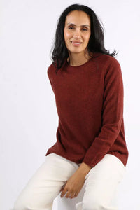 Mansted Knit Round Neck Zonora Spice