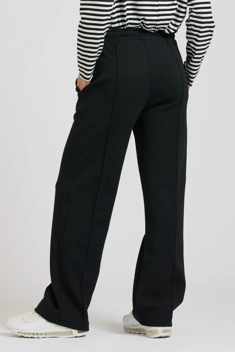 Est1971 Black Pant with Velvet Stripe