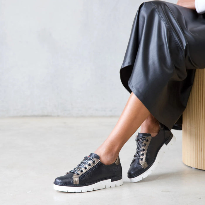Jose Saenz Sneaker Black with Bronze 2001-C-M