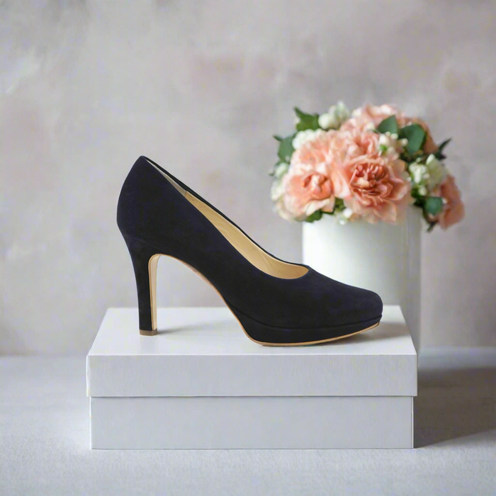 Paul Green Samtziege Navy Heel 3836-014
