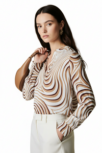 Herzen’s Shirt Tannin Rum Silk 6080