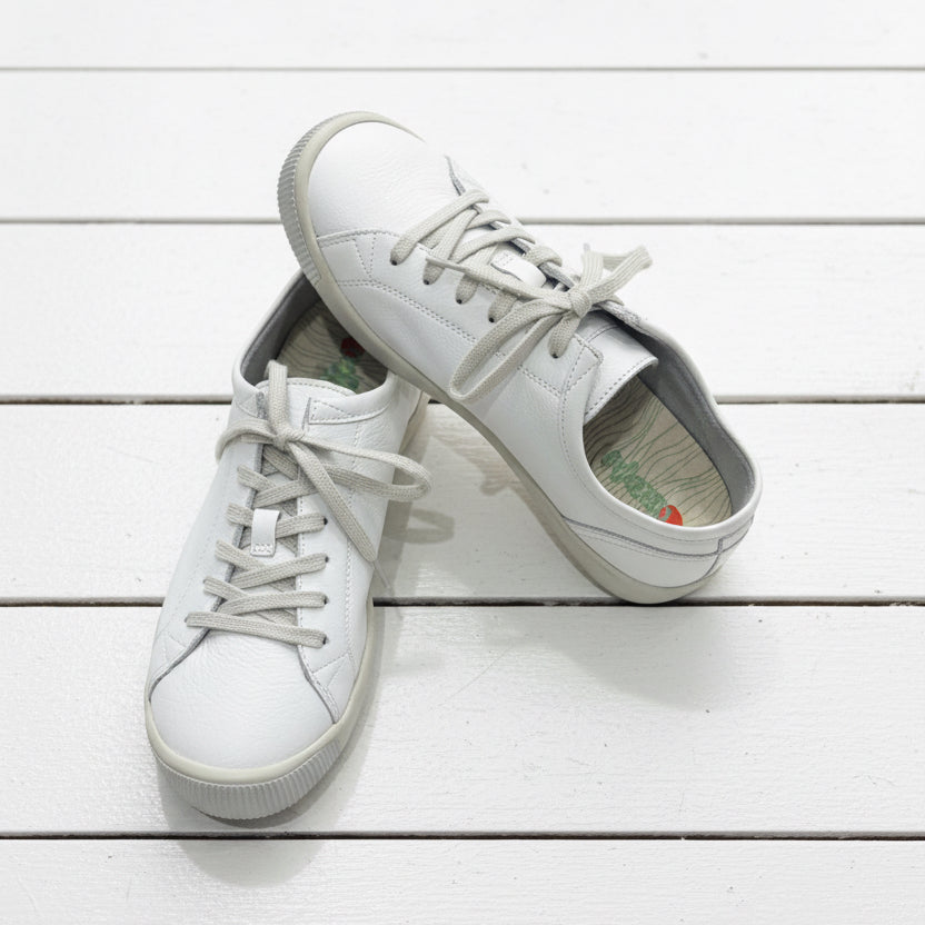 Softinos Sneaker White Smooth Isla 154