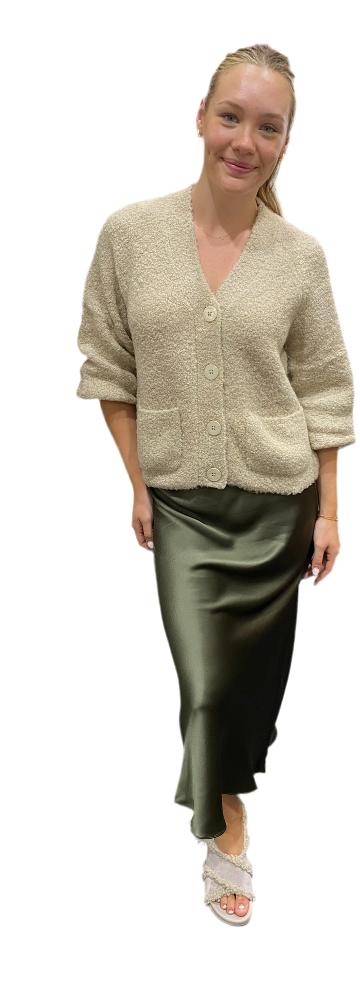 Herzen’s Angelegenheit Cardigan with pockets 25243-1302 Sand
