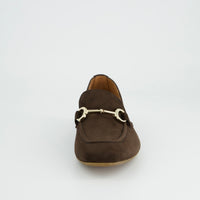 Paul Green Loafer Chocolate Suede 2596-389