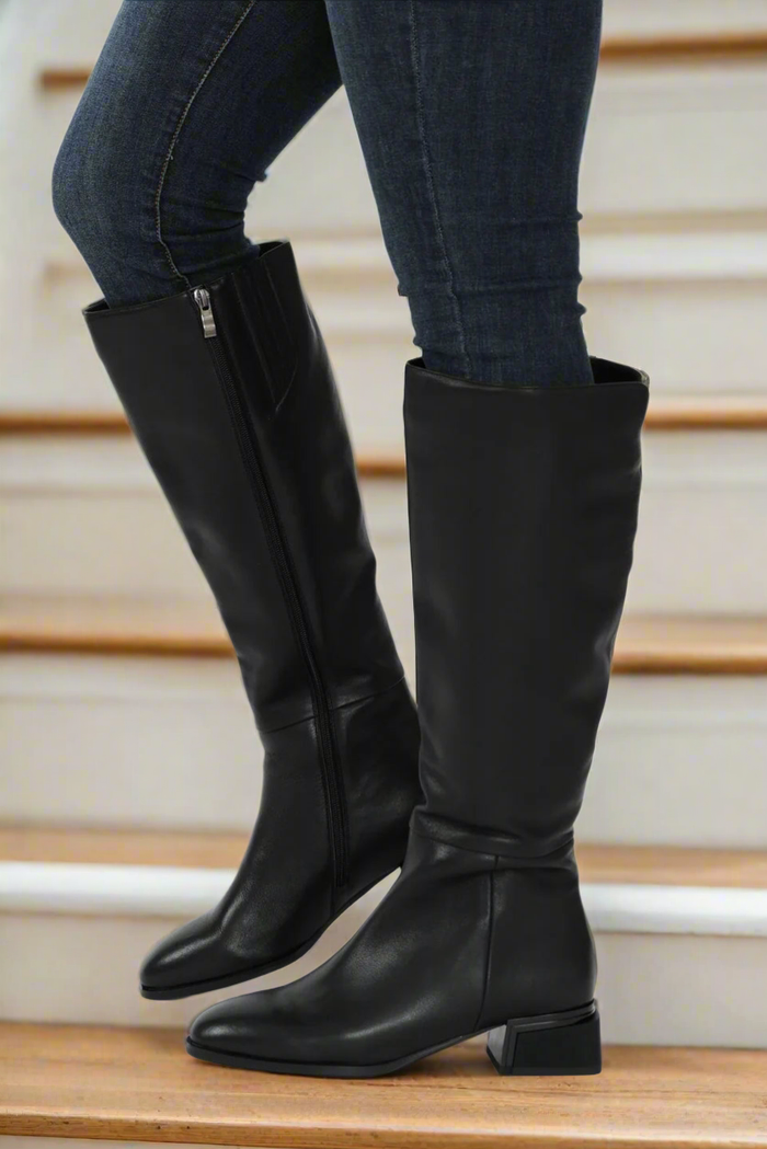 Alfie and Evie Hero-W Long Boot Black