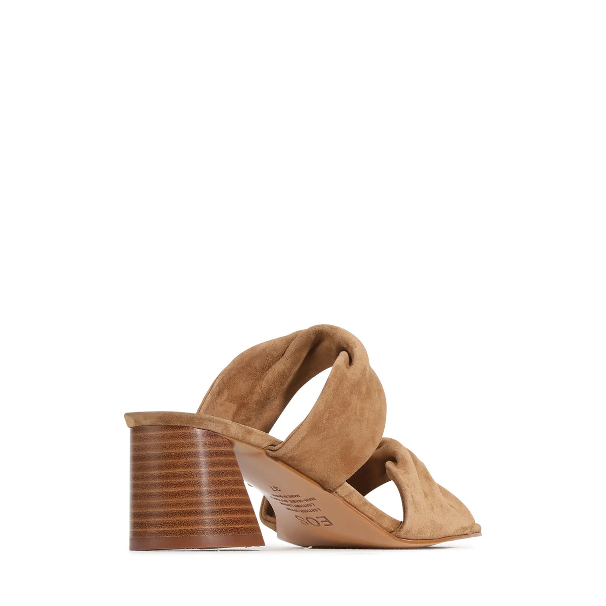 Eos Slip On Heeled Almond Suede Petris