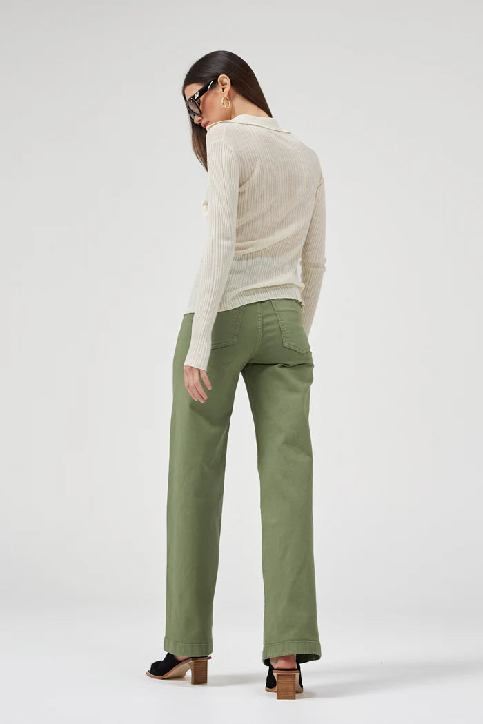 Dricoper Carrie Oil Green Jeans