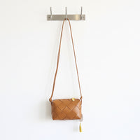 L’ora D’oro Bag Crossbody Crossweave Cognac