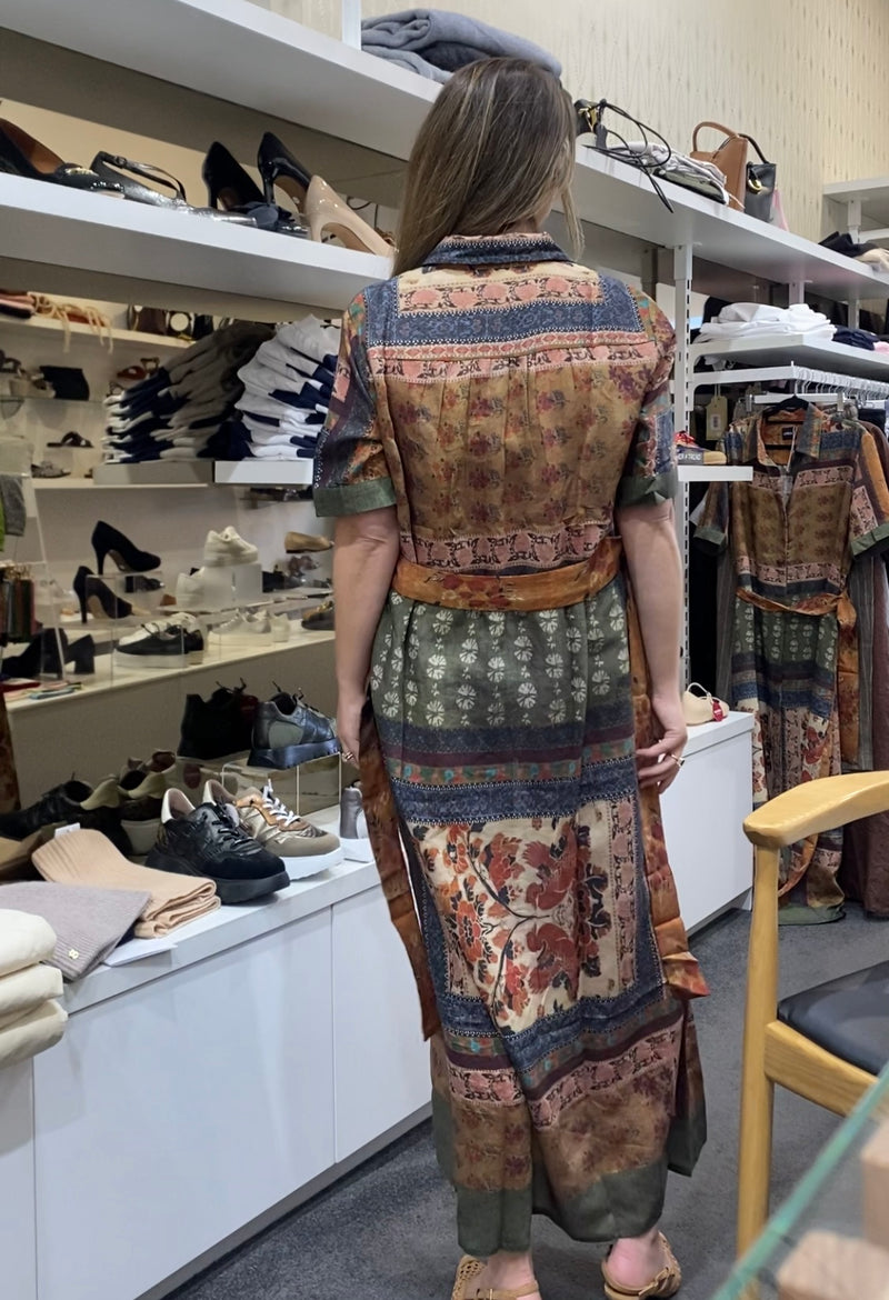 Etta Dress Multi Pattern
