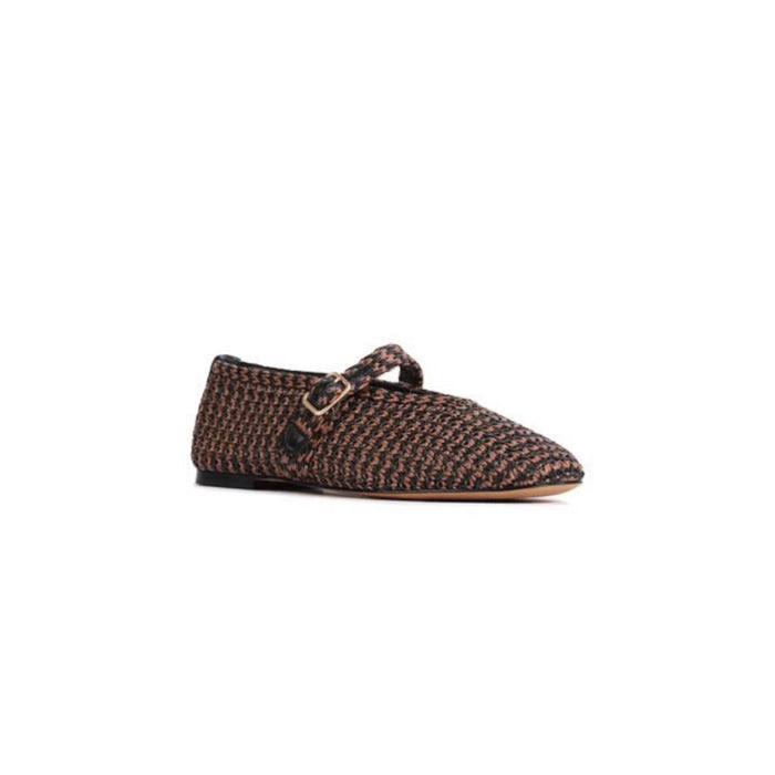 Eos Shoe Santalum Chocolate Raffia