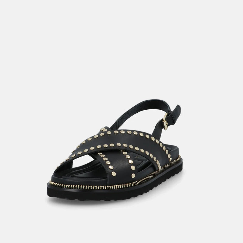 Elvio Zanon Sandal Cross Over Black