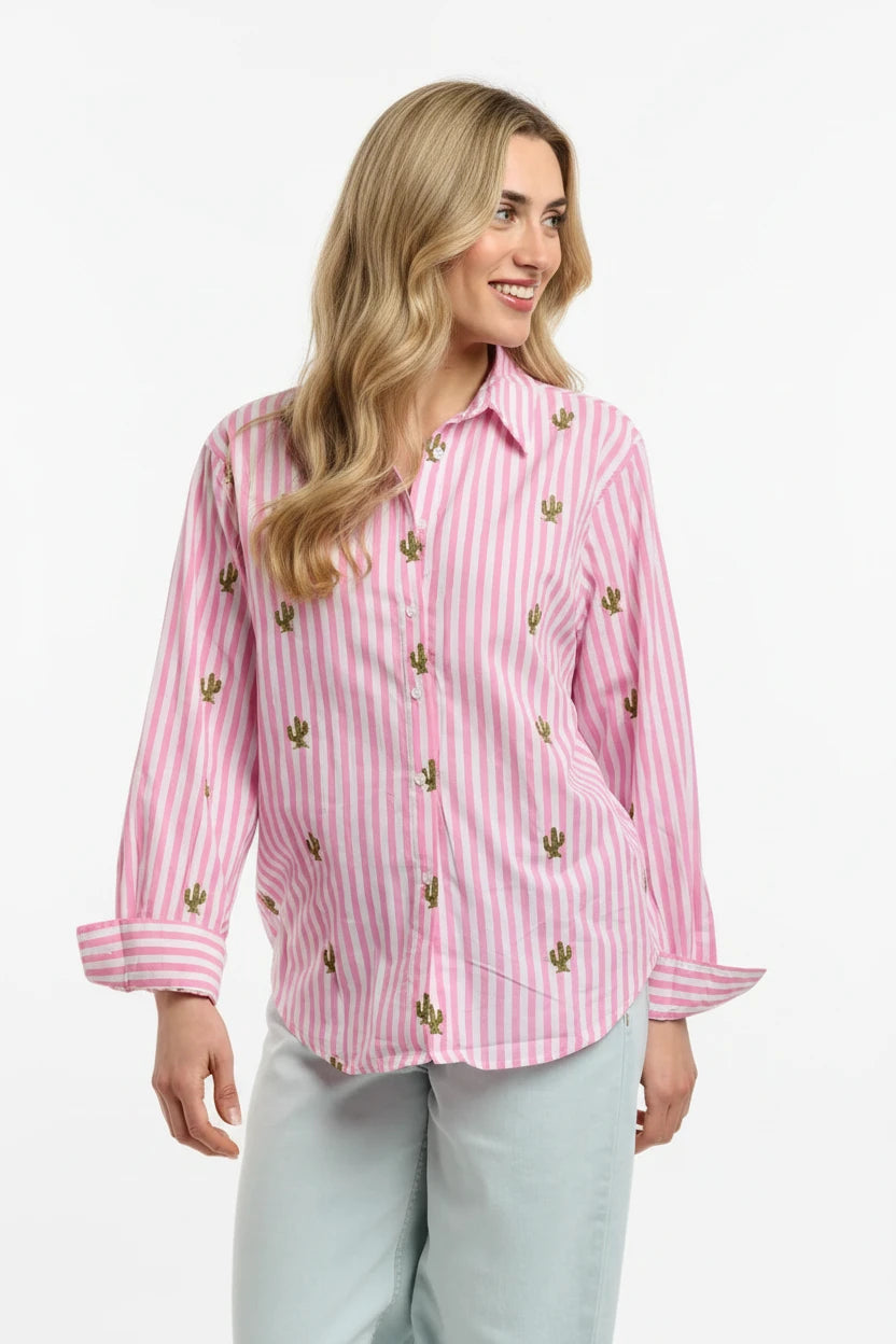 Italian Star Shirt Cactus Pink IS1035