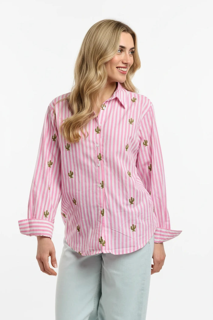 Italian Star Shirt Cactus Pink IS1035