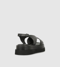 Sempre Di Sandal Platform Black 53004