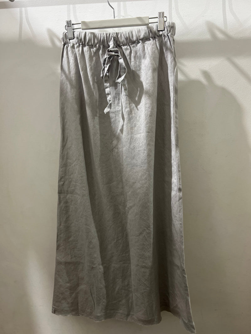 Frockk Skirt Anthea Linen Pewter
