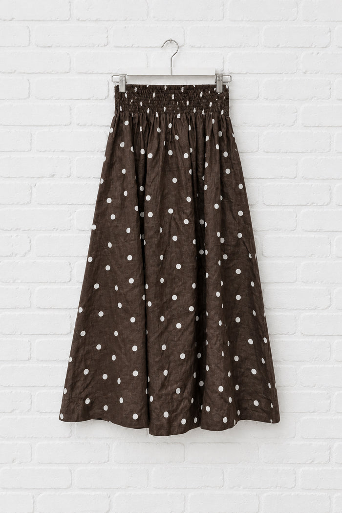 Frockk Skirt Lulu Chocolate Spot