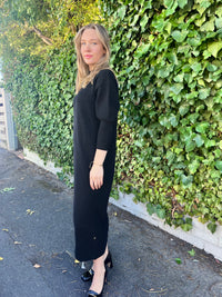 Mia Fratino Ava Dress Jet Black 25700