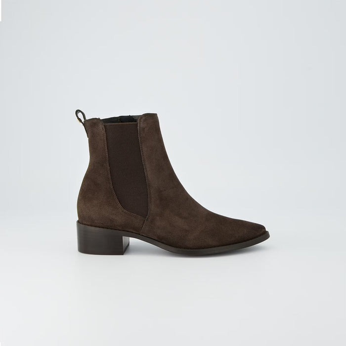 Paul Green Boot Suede Mocca 8271-000