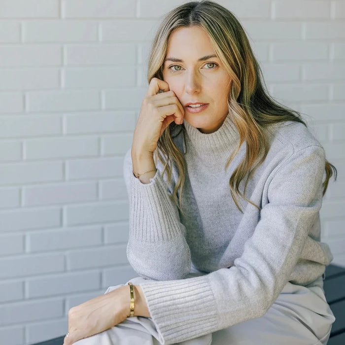 Bow And Arrow Grey Polo Cashmere Blend