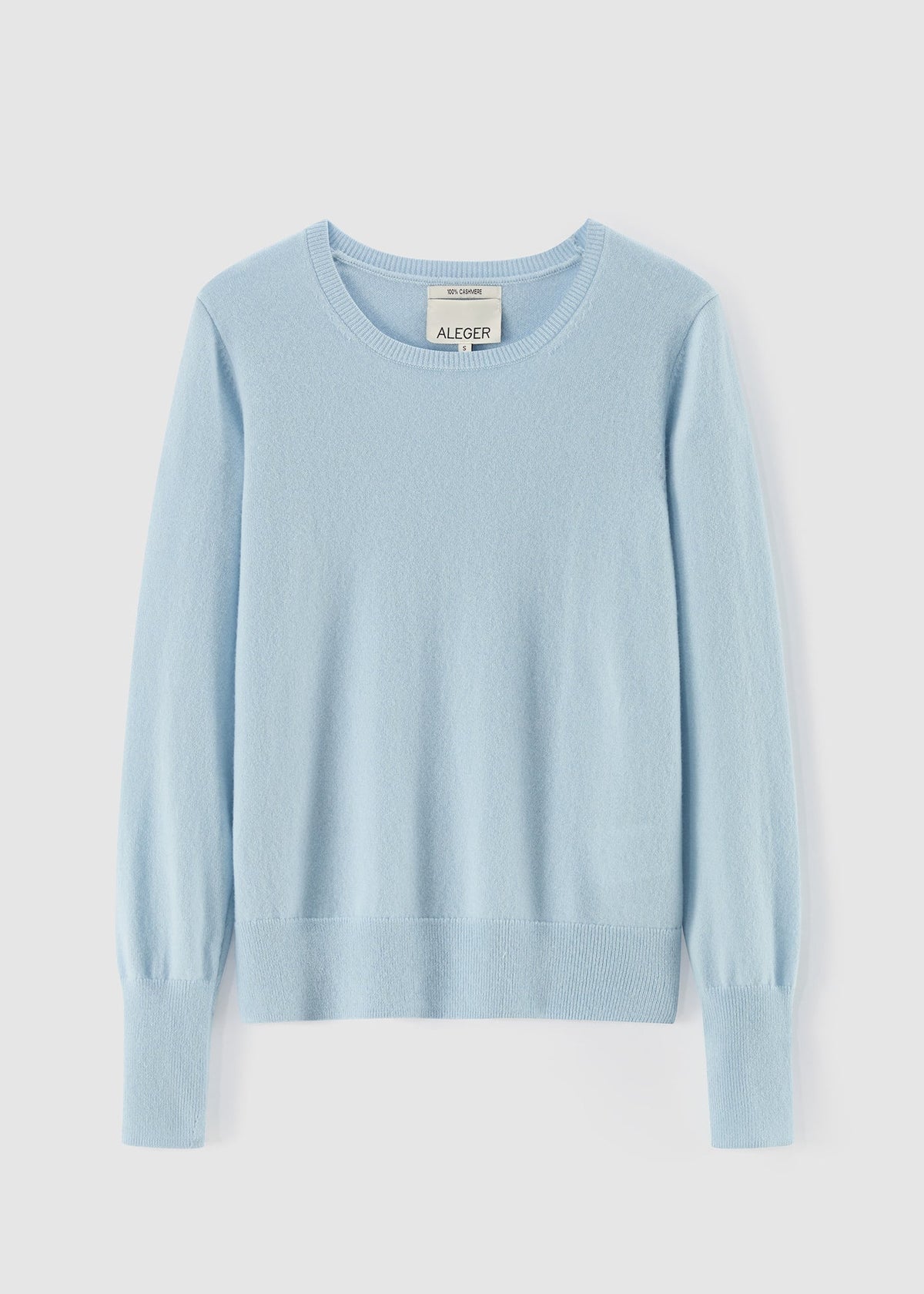 Aleger Jumper Classic Crew Whisper Blue N. 407