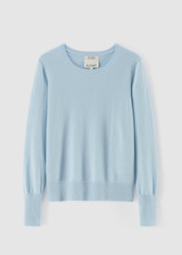 Aleger Jumper Classic Crew Whisper Blue N. 407