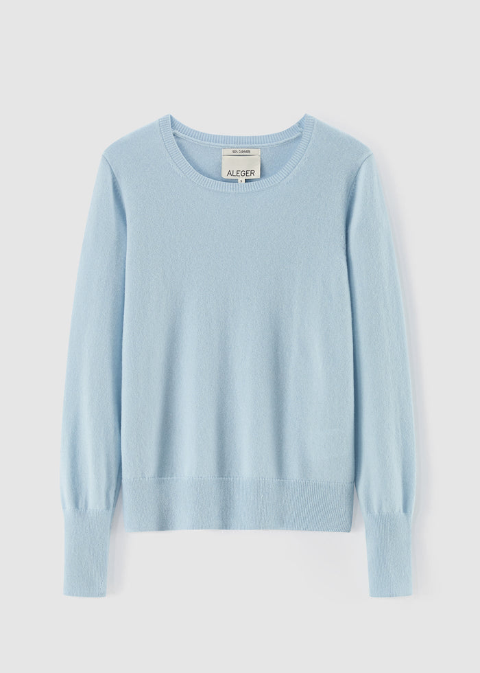 Aleger Jumper Classic Crew Whisper Blue N. 407