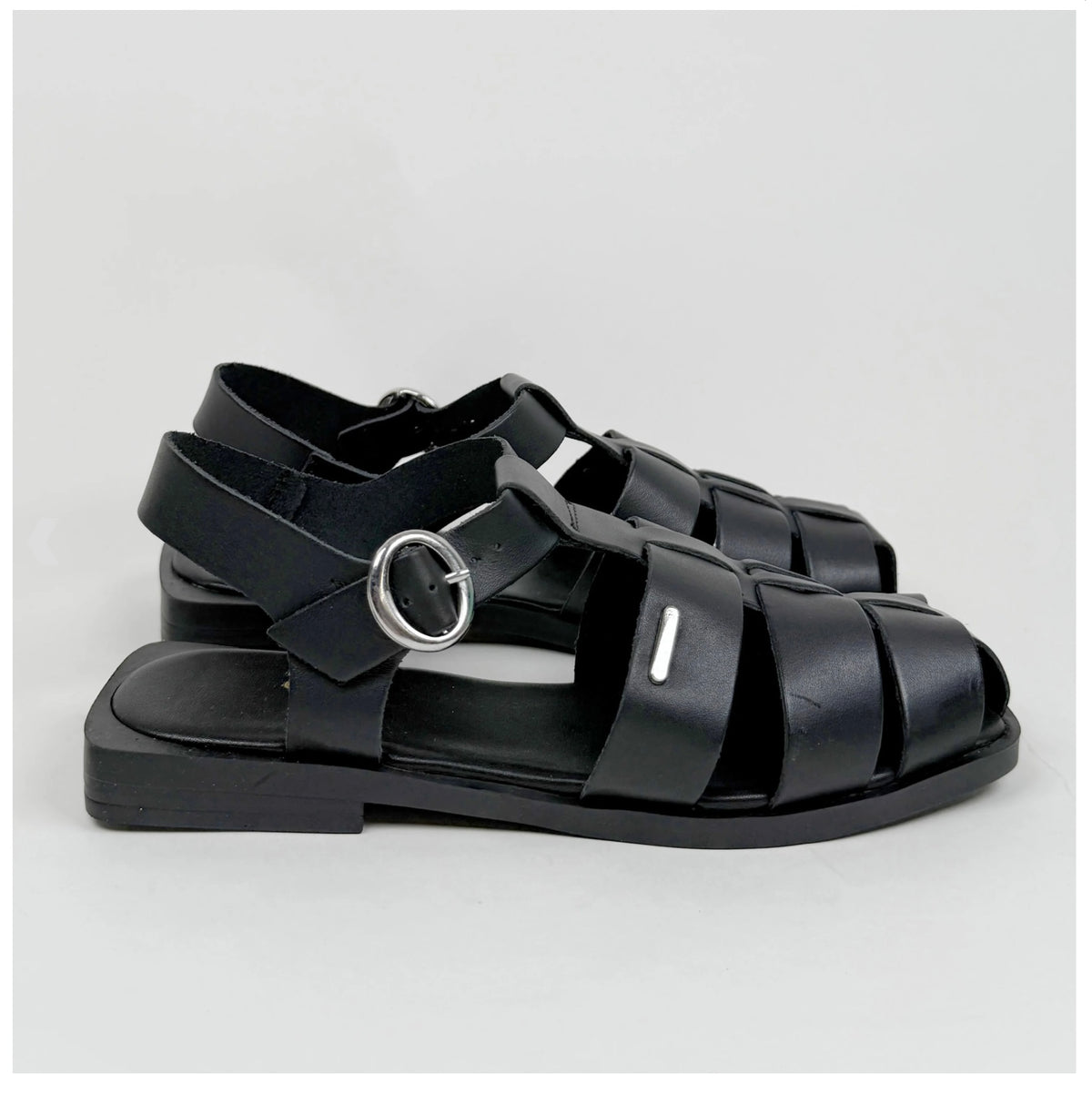 Nu X Neo Velina Black Sandal