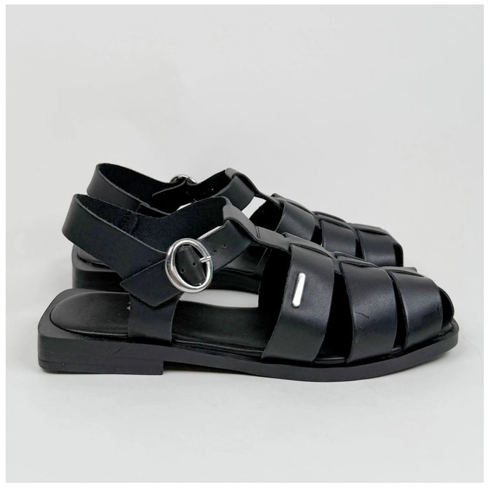 Nu X Neo Velina Black Sandal