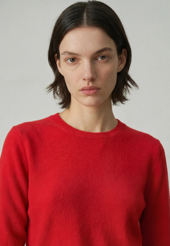 Aleger Jumper Classic Crew Poppy 407