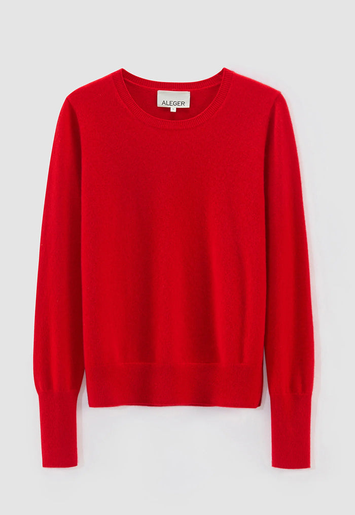 Aleger Jumper Classic Crew Poppy 407