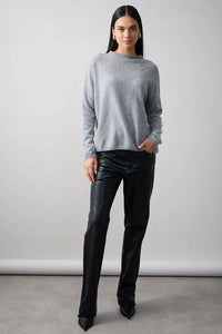 Mia Fratino Sloane Mockneck Graphite 25006