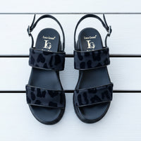 Luca Grossi Sandal Black Leopard L953S