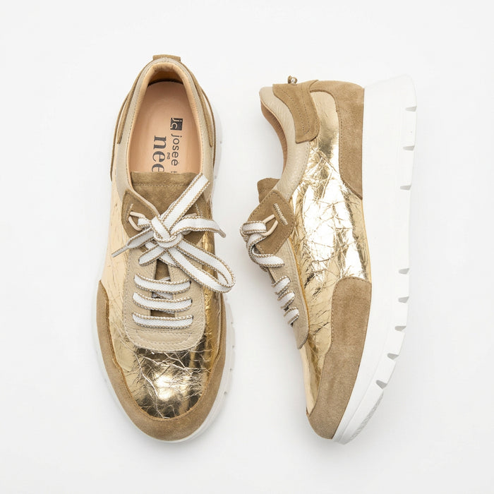 Jose Saenz Sneaker Velour Bambi/Champagne/Beige JS-2287