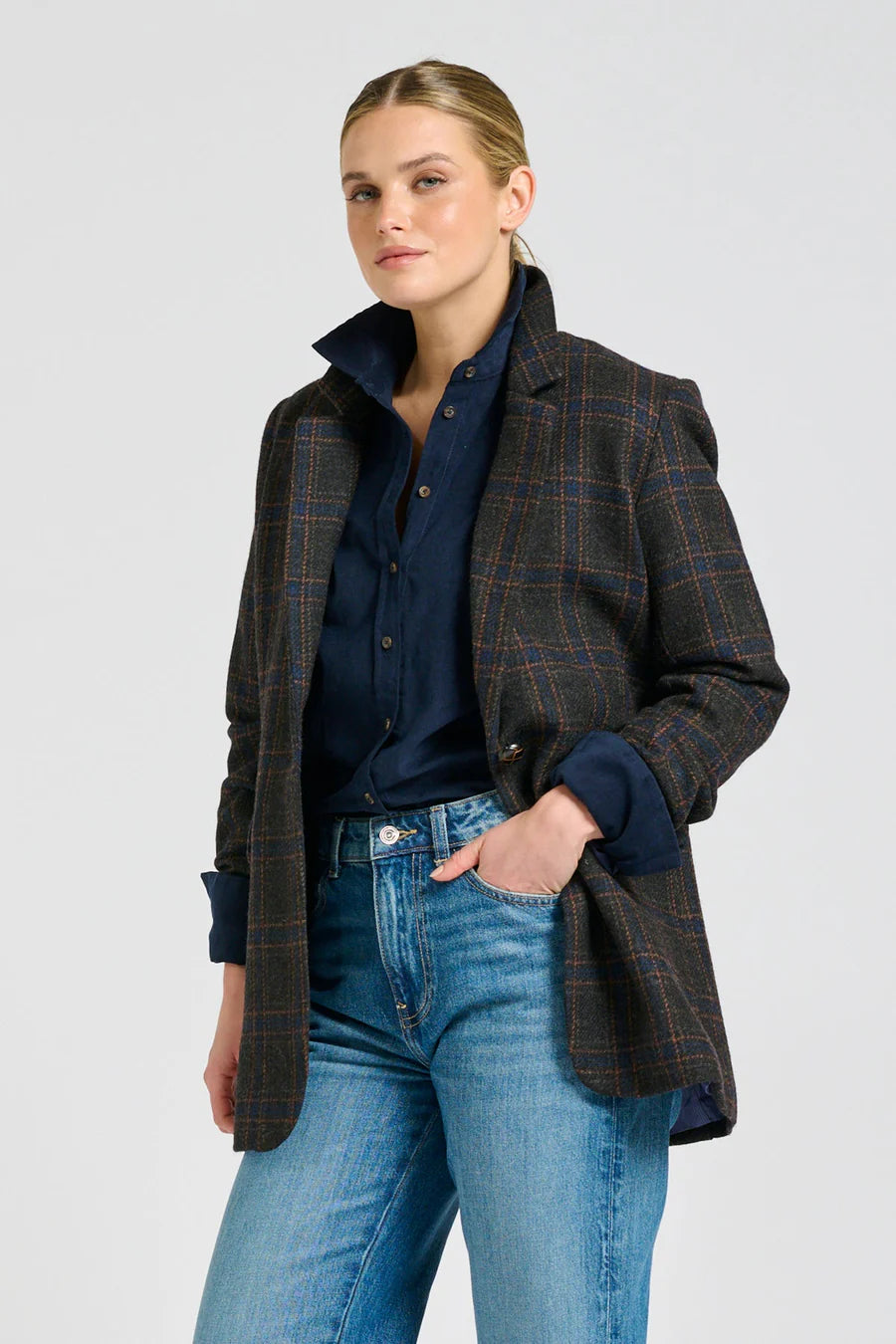 Shirty Blazer Iris Perfect Plaid