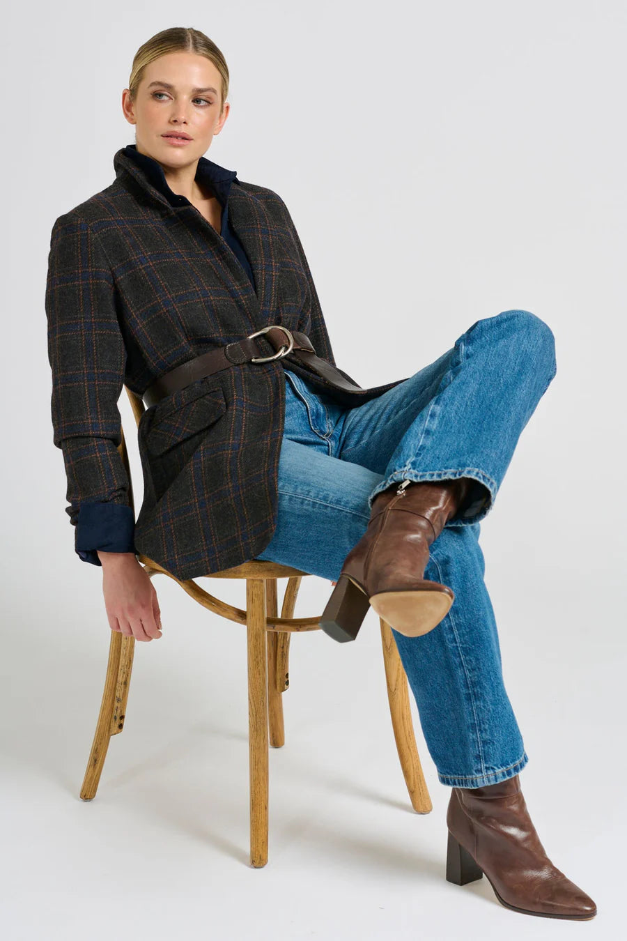 Shirty Blazer Iris Perfect Plaid