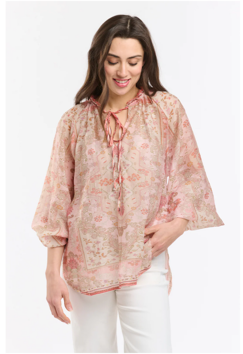 Italian Star Shirt Emily Ruffle Blush