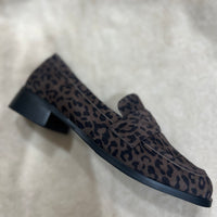 Alfie & Evie Vivid Brown Leopard Loafer