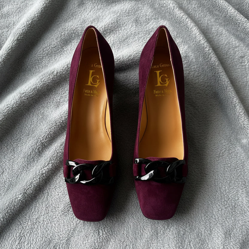 Luca Grossi Shoe Burgundy CH758