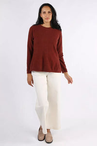 Mansted Knit Round Neck Zonora Spice