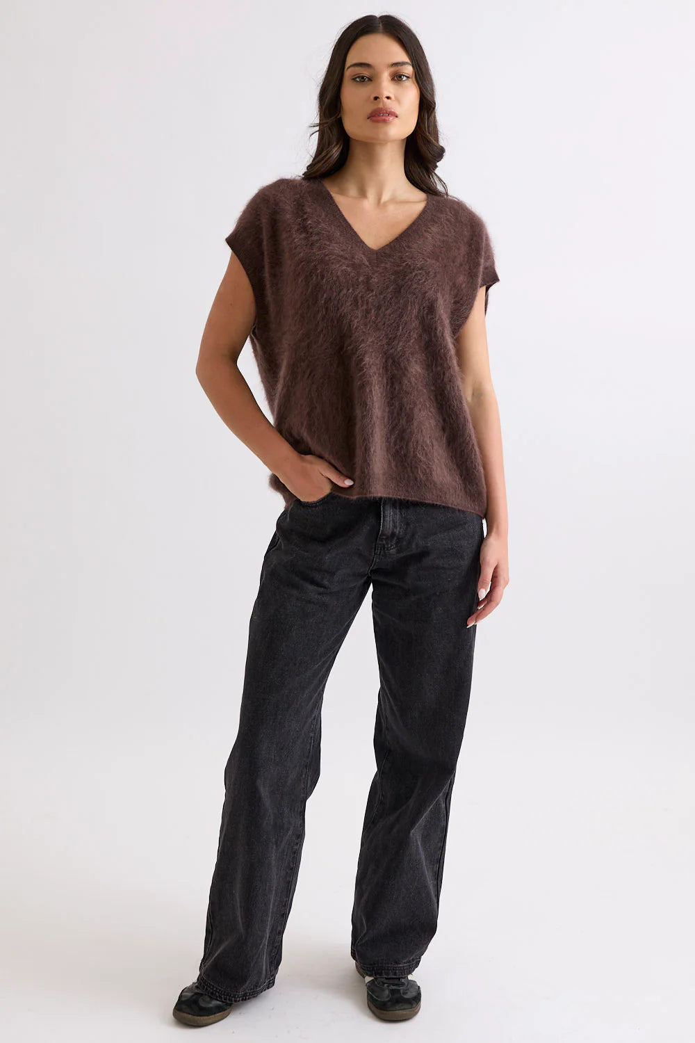 Mia Fratino Vest Gretta Dark Chocolate 26920