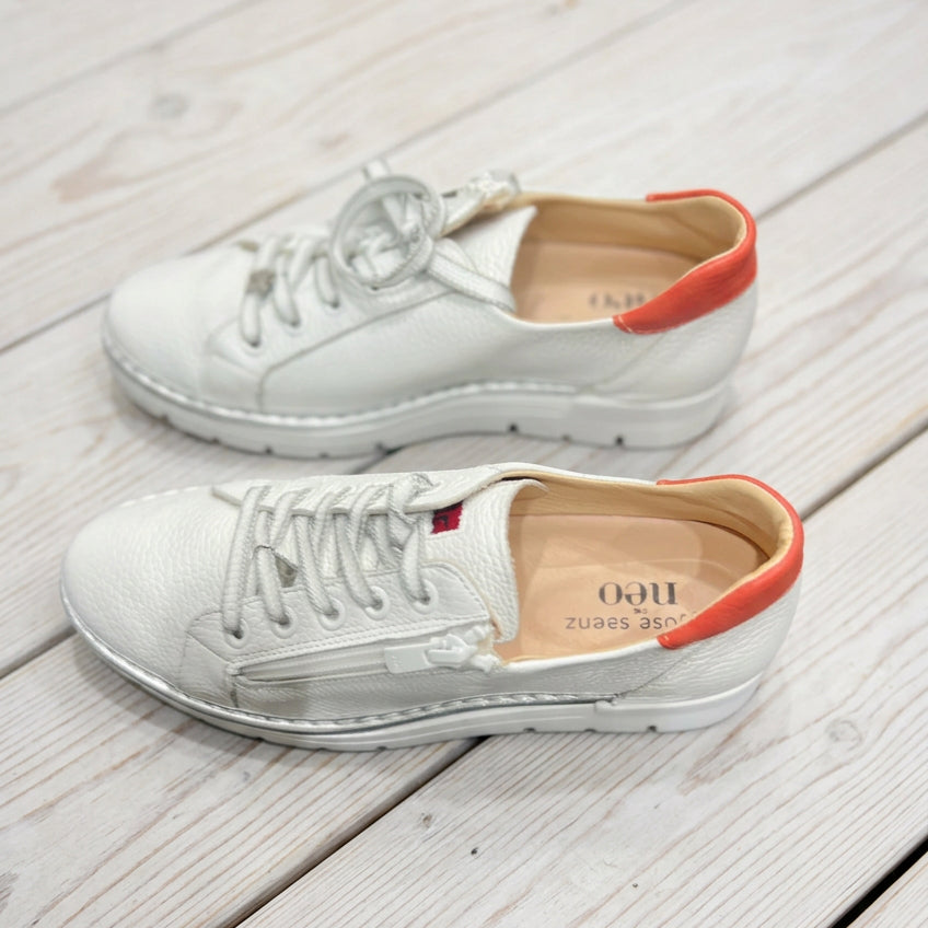 Jose Saenz Sneaker White/Coral JS-2001