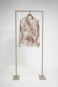 Herzens 25262 Tannin Rum Silk Shirt
