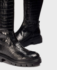 Wonders Boot Long Black 4304