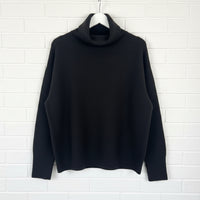 Mia Fratino Jumper Essential Roll Neck Black 26053