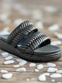 Paul Green Slide Black 6154-007s