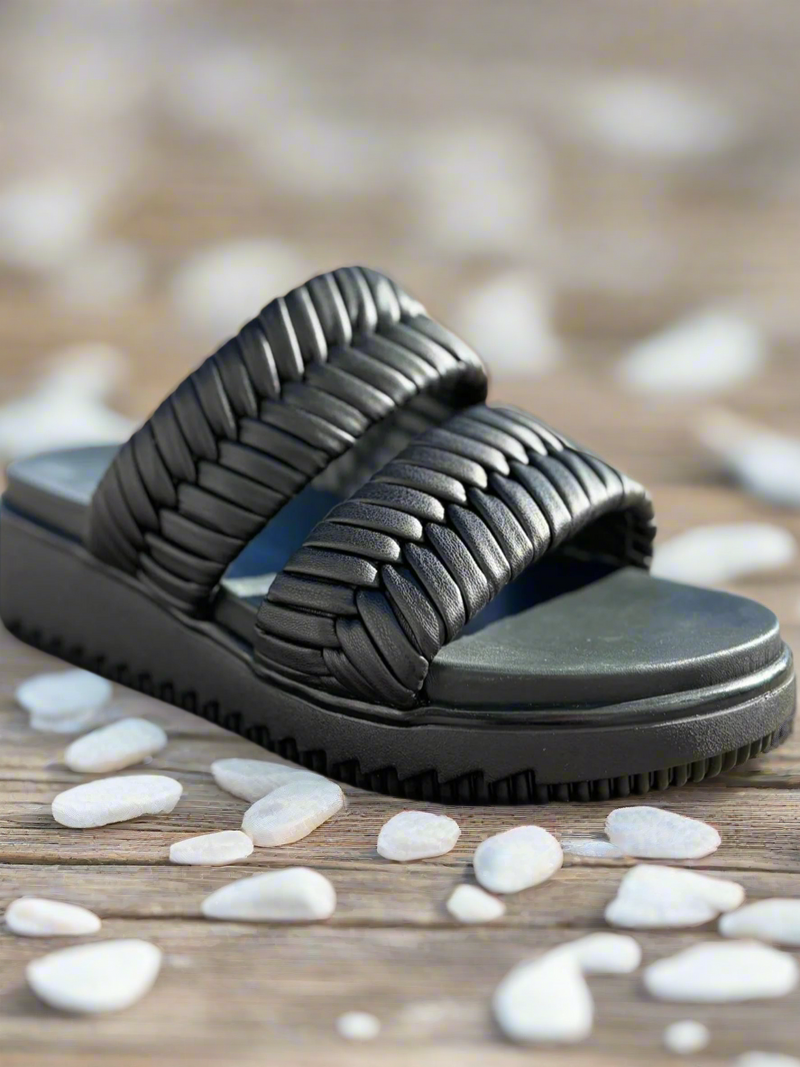Paul Green Slide Black 6154-007s